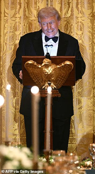 image-543 Cristiano Ronaldo prend un selfie à la Maison Blanche avec Elon Musk et sa fiancée Georgina Rodriguez après un dîner avec Donald Trump