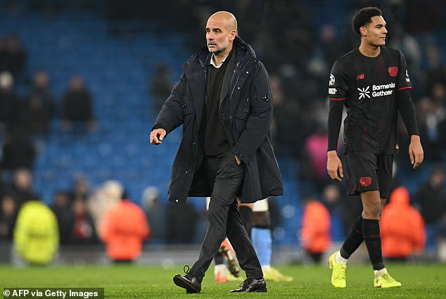 image-876 Manchester City 0-2 Bayer Leverkusen : Pep Guardiola paie le prix de ses dix changements, les locaux ressemblant étrangement à la soirée de la saison dernière à l'Etihad Stadium.