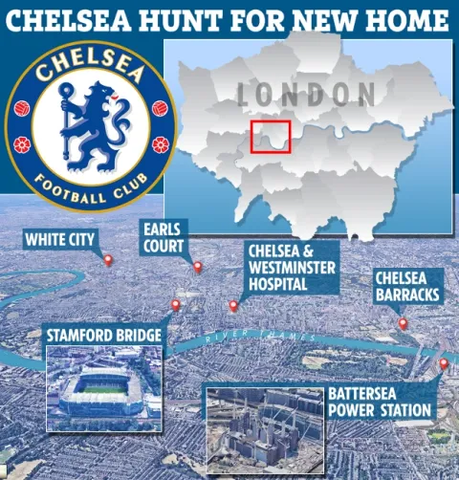 image-935 Chelsea subit un coup dur pour son stade après l'approbation d'une proposition alternative de 10 milliards de livres sterling pour le site d'Earl's Court.