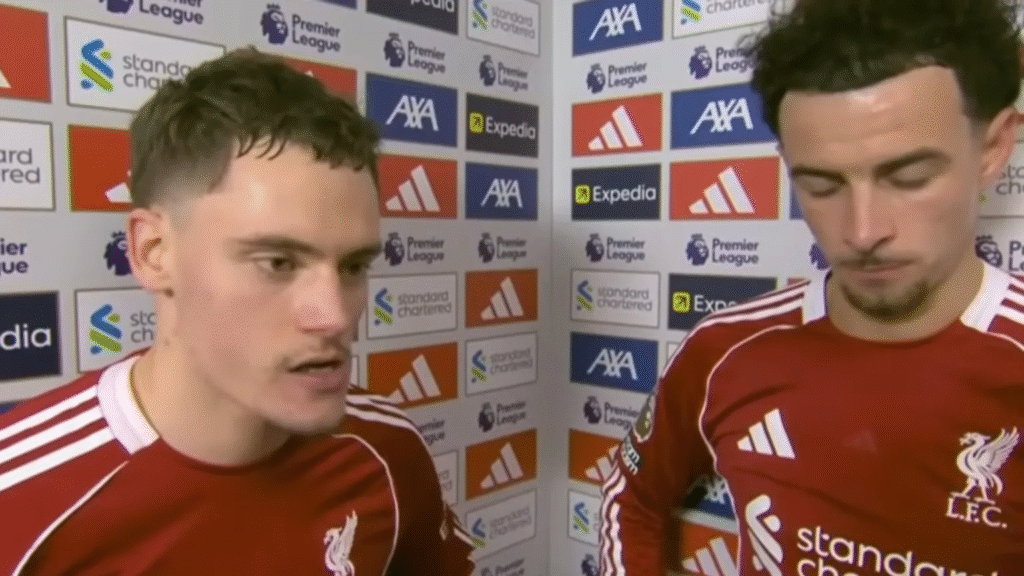 image-177-1024x576 Revivez le moment terrible où un journaliste de Sky Sports annonce à Florian Wirtz, anéanti, que son premier but en Premier League lui a été retiré.